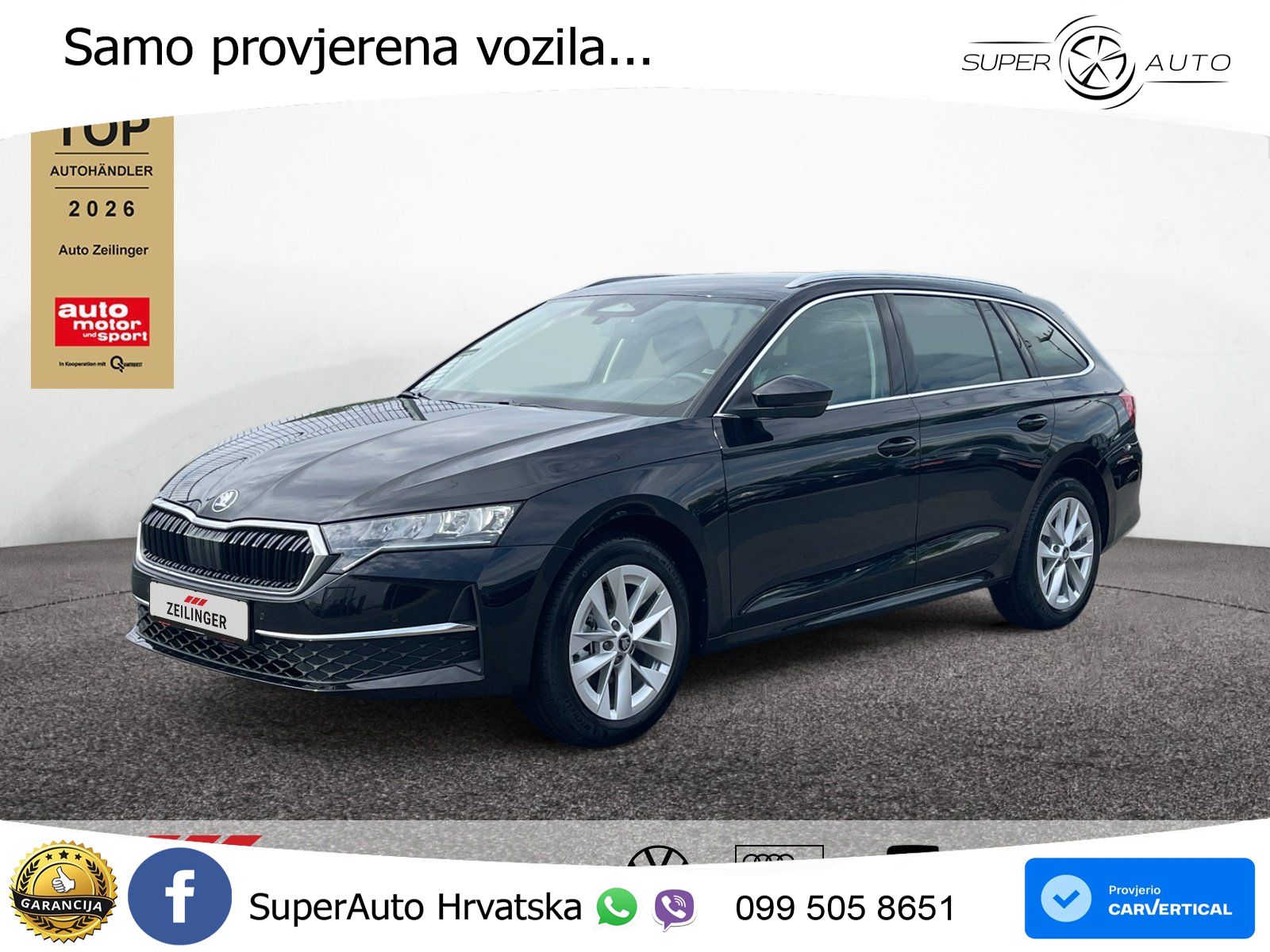 Škoda Octavia Combi 1.5 TSI (150 KS) DSG Selection LED+GR SJED+ACC