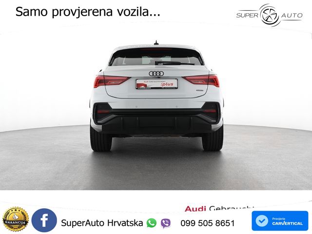Audi Q3 II Sportback 40 TFSI (190 KS) quattro S tronic S line MATRIX+GR SJED+KAM
