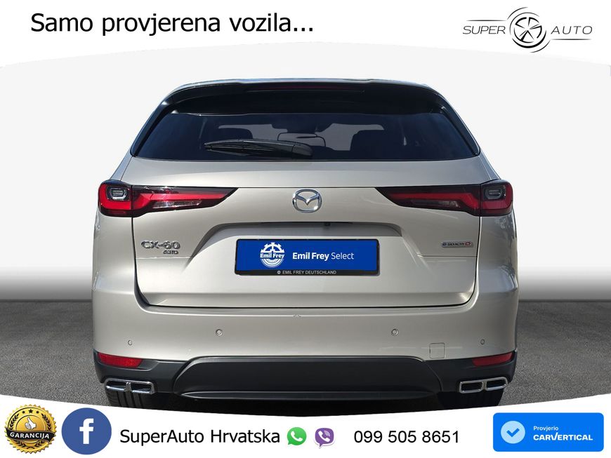 Mazda CX-60 3.3 e-Skyactiv D (254 KS) AWD Automatic LED+GR SJED+ACC