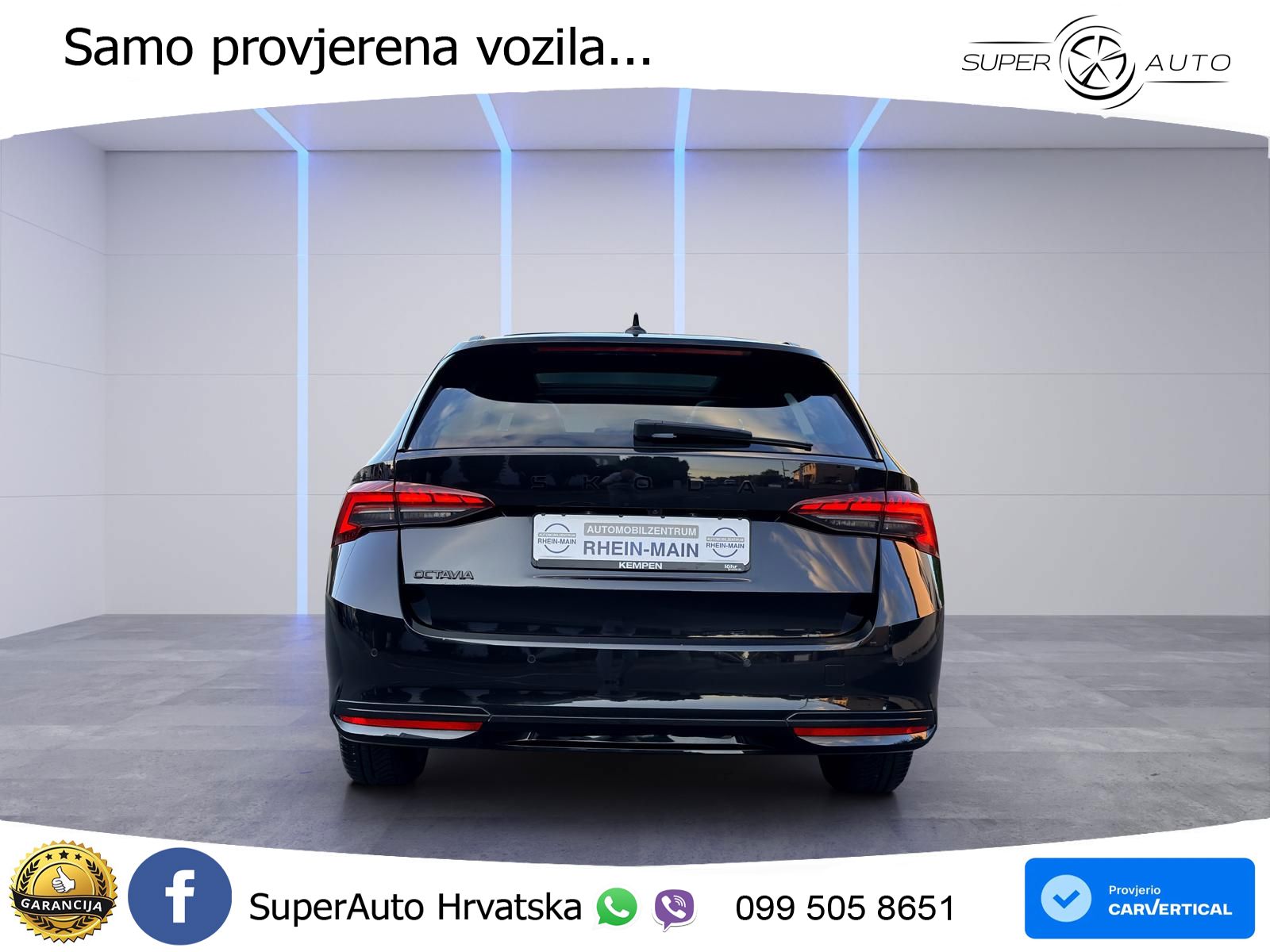 Škoda Octavia Combi 2.0 TDI (150 KS) DSG SportLine LED+GR SJED+ACC