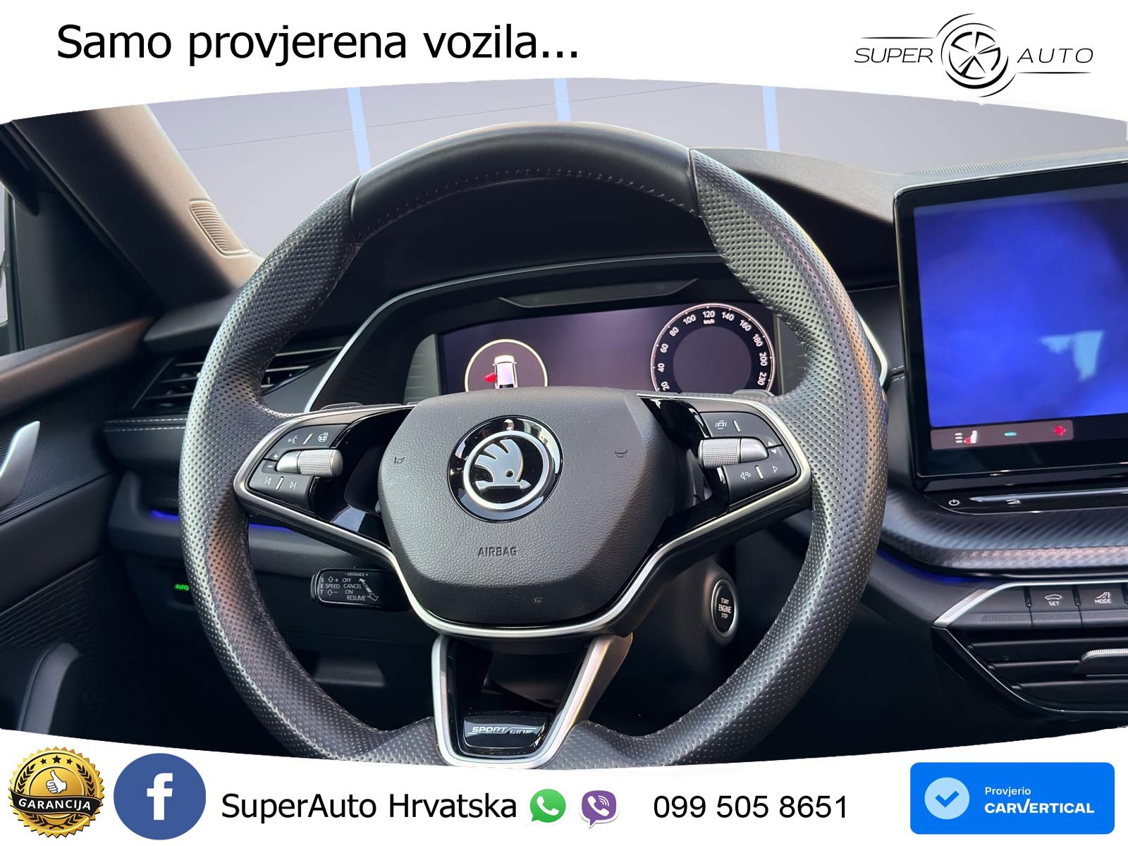 Škoda Octavia Combi 2.0 TDI (150 KS) DSG SportLine LED+GR SJED+ACC