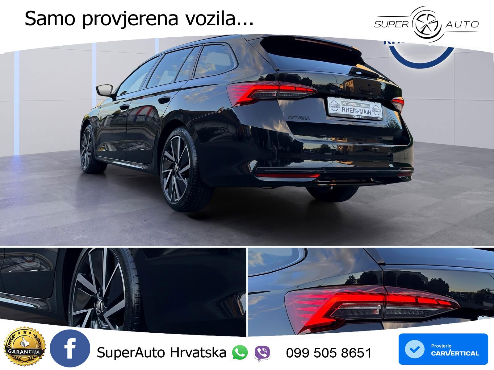 Škoda Octavia Combi 2.0 TDI (150 KS) DSG SportLine LED+GR SJED+ACC