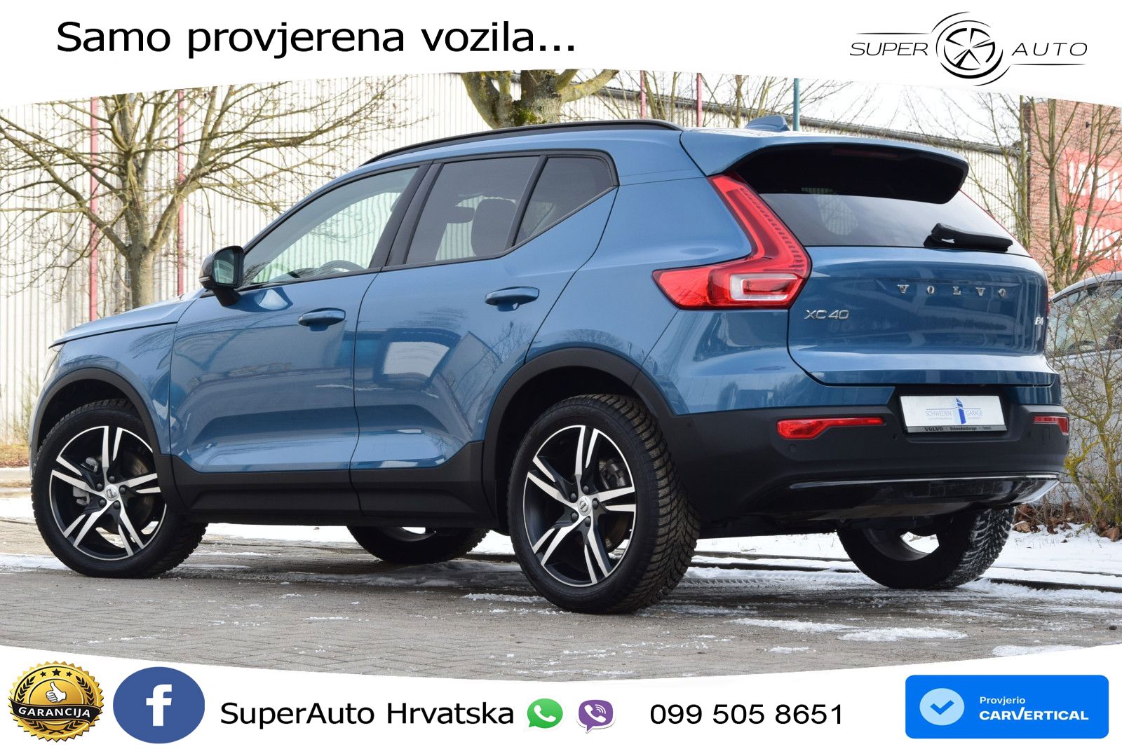 Volvo XC40 2.0 B4 AWD 197 KS Automatic ACC+GR SJED+360+PANO
