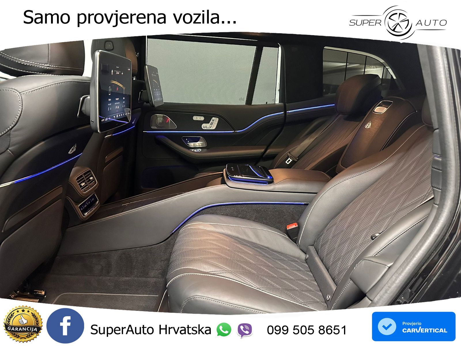 Mercedes Maybach GLS 600 V8 EQ Boost 4MATIC 9G-TRONIC ACC+HEAD+4xGR SJED+360+PANO