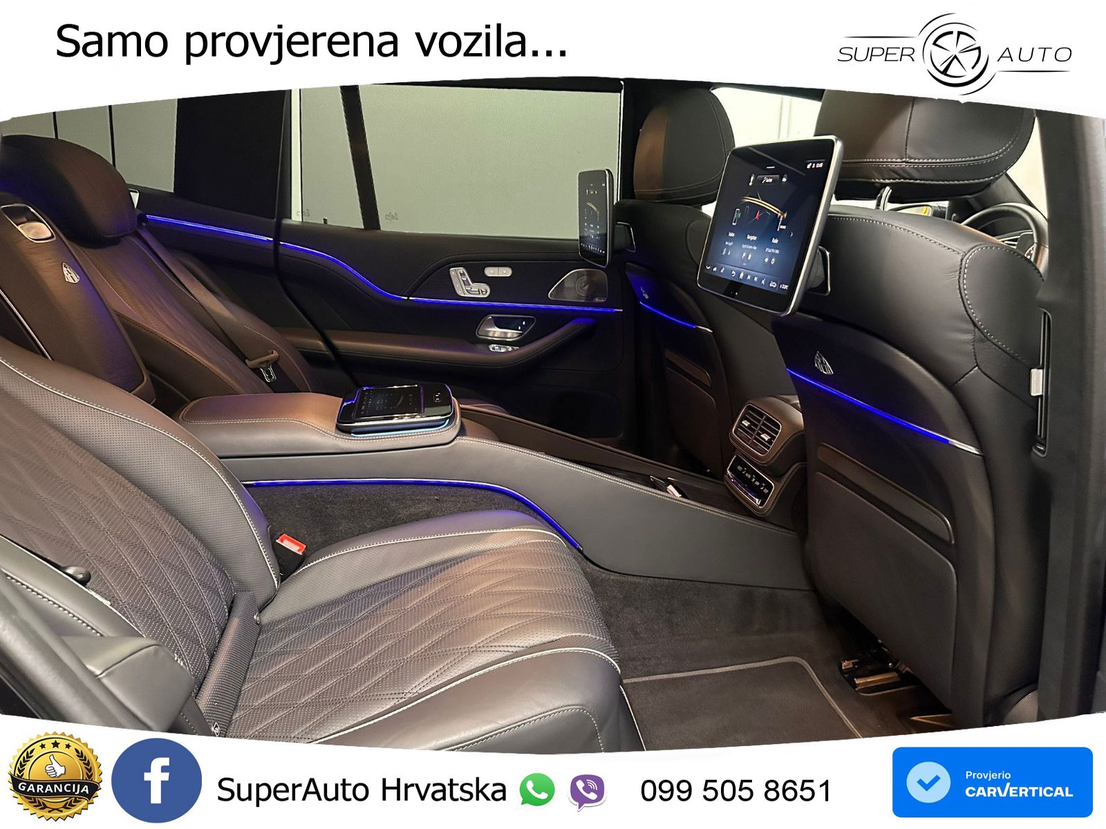 Mercedes Maybach GLS 600 V8 EQ Boost 4MATIC 9G-TRONIC ACC+HEAD+4xGR SJED+360+PANO
