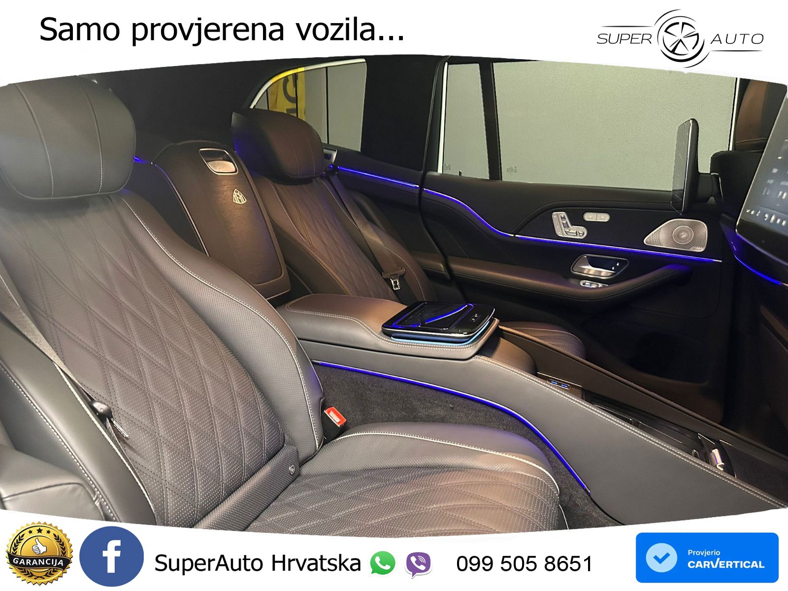 Mercedes Maybach GLS 600 V8 EQ Boost 4MATIC 9G-TRONIC ACC+HEAD+4xGR SJED+360+PANO