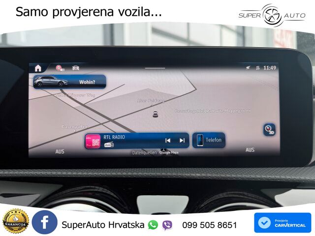 Mercedes-Benz A 180 7G-DCT ACC+GR SJED+360+PANO