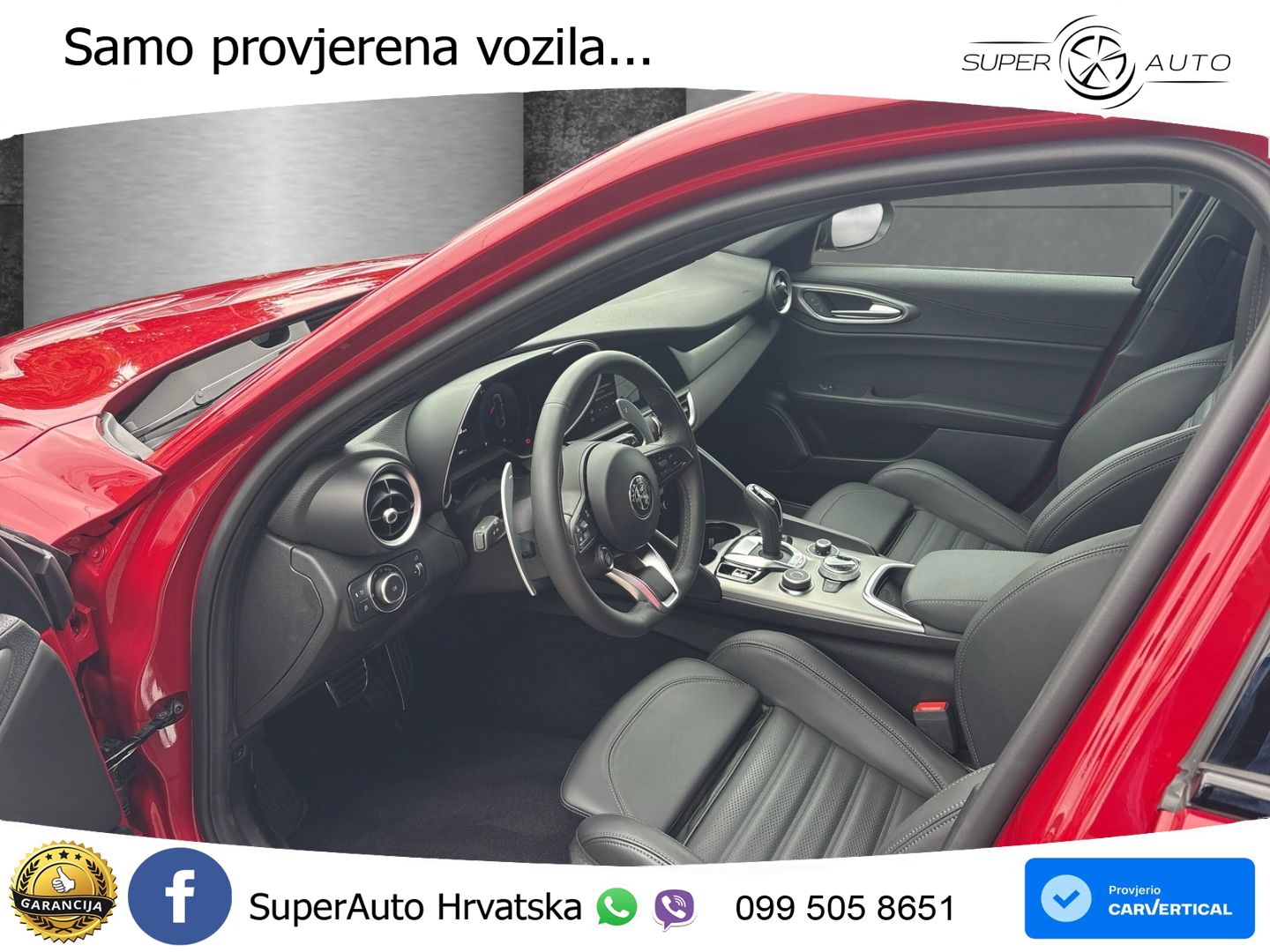 Alfa Romeo Giulia 2.2 MultiJet II (210 KS) Q4 Automatic LED+GR SJED+ACC