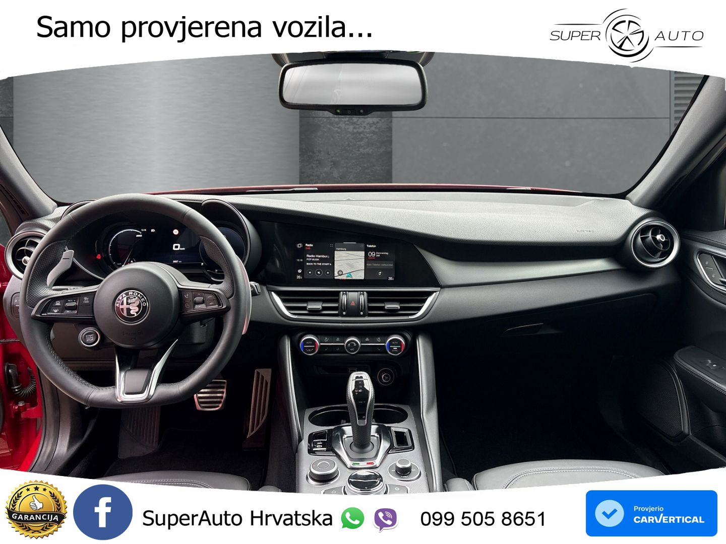 Alfa Romeo Giulia 2.2 MultiJet II (210 KS) Q4 Automatic LED+GR SJED+ACC