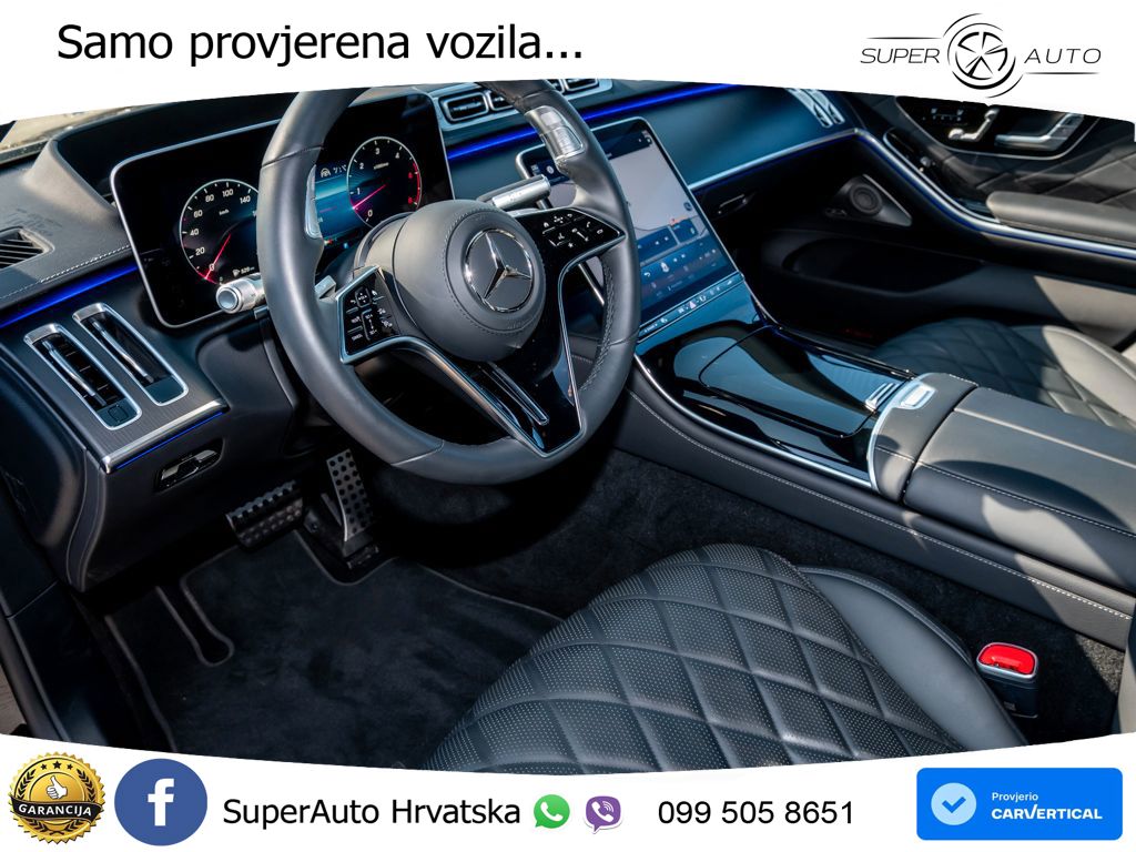 Mercedes S 450d (367 KS) EQ Boost 4MATIC 9G-TRONIC AMG ACC+HEAD+4xGR SJED+360+PANO