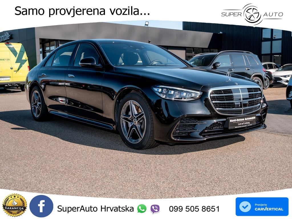 Mercedes S 450d (367 KS) EQ Boost 4MATIC 9G-TRONIC AMG ACC+HEAD+4xGR SJED+360+PANO
