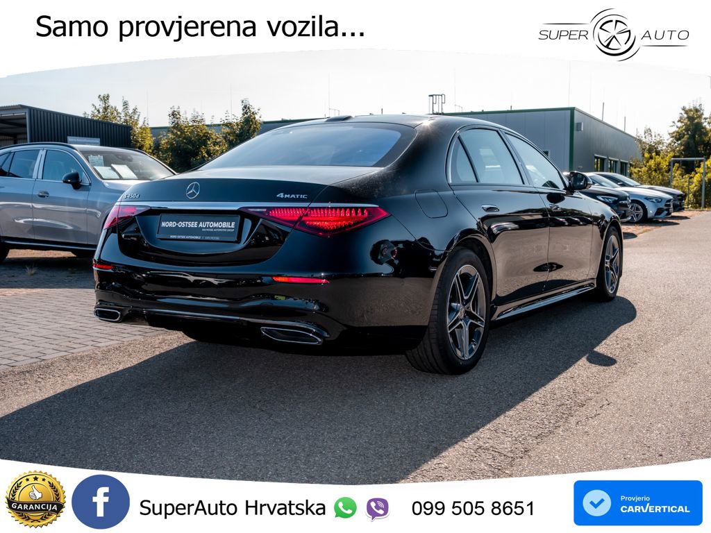 Mercedes S 450d (367 KS) EQ Boost 4MATIC 9G-TRONIC AMG ACC+HEAD+4xGR SJED+360+PANO
