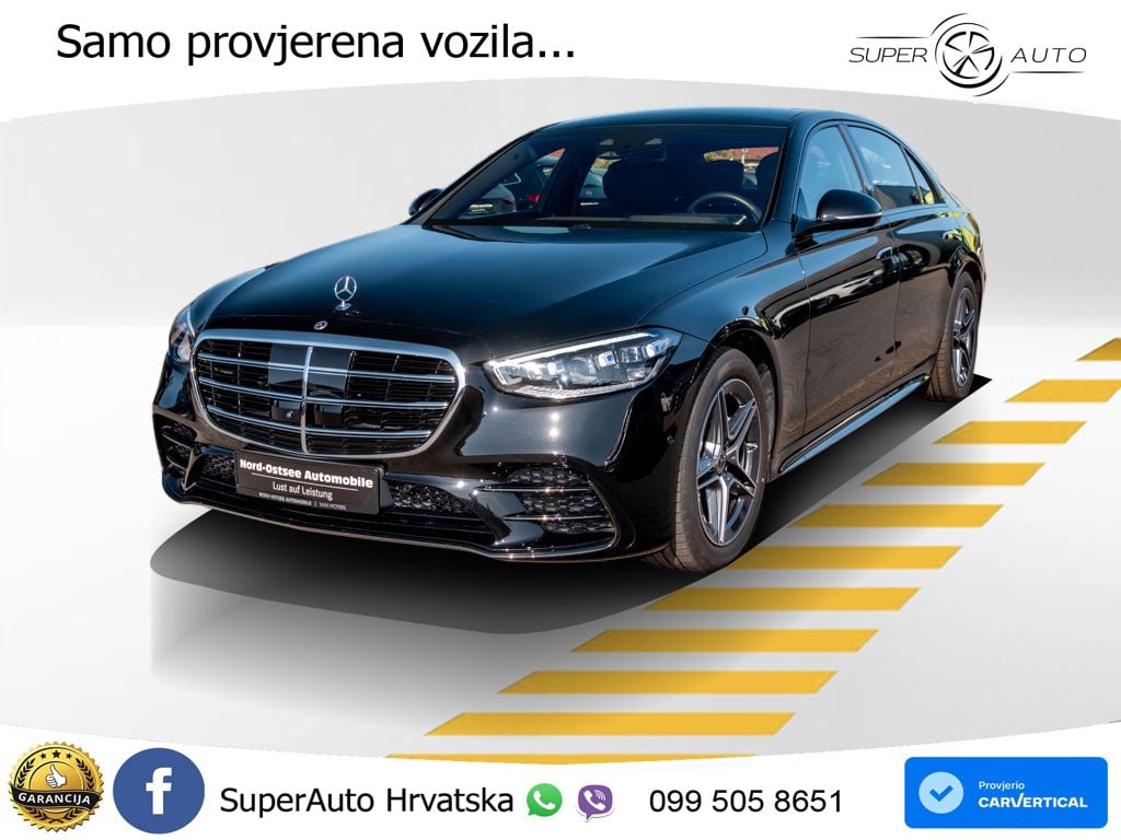 Mercedes S 450d (367 KS) EQ Boost 4MATIC 9G-TRONIC AMG ACC+HEAD+4xGR SJED+360+PANO