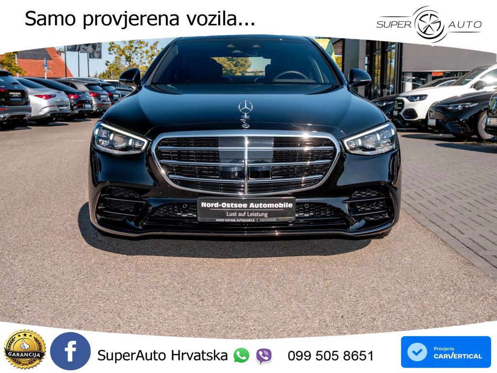 Mercedes S 450d (367 KS) EQ Boost 4MATIC 9G-TRONIC AMG ACC+HEAD+4xGR SJED+360+PANO