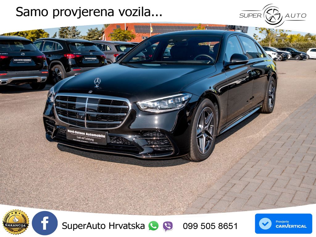 Mercedes S 450d (367 KS) EQ Boost 4MATIC 9G-TRONIC AMG ACC+HEAD+4xGR SJED+360+PANO
