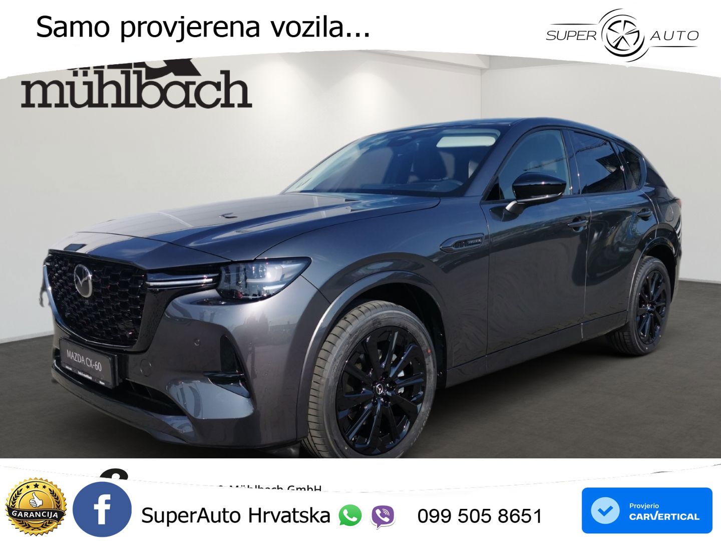 Mazda CX-60 3.3 e-Skyactiv D (254 KS) AWD Automatic MATRIX+GR SJED+KAM