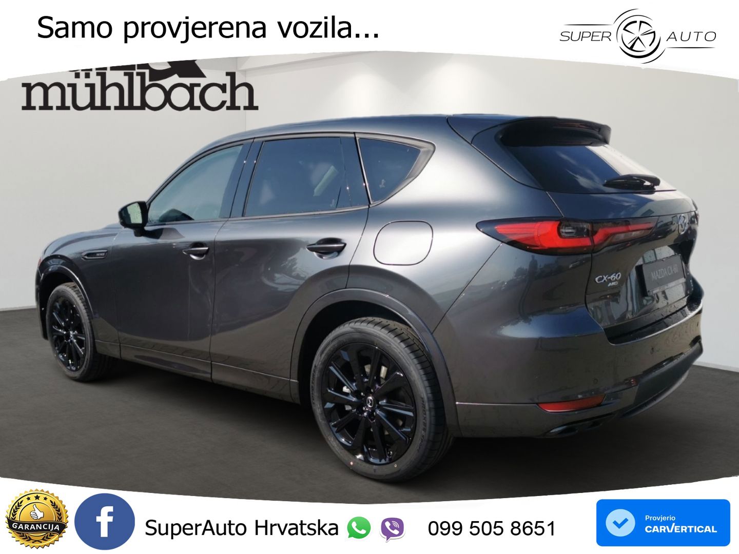 Mazda CX-60 3.3 e-Skyactiv D (254 KS) AWD Automatic MATRIX+GR SJED+KAM