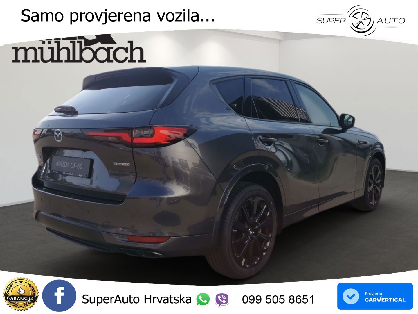 Mazda CX-60 3.3 e-Skyactiv D (254 KS) AWD Automatic MATRIX+GR SJED+KAM