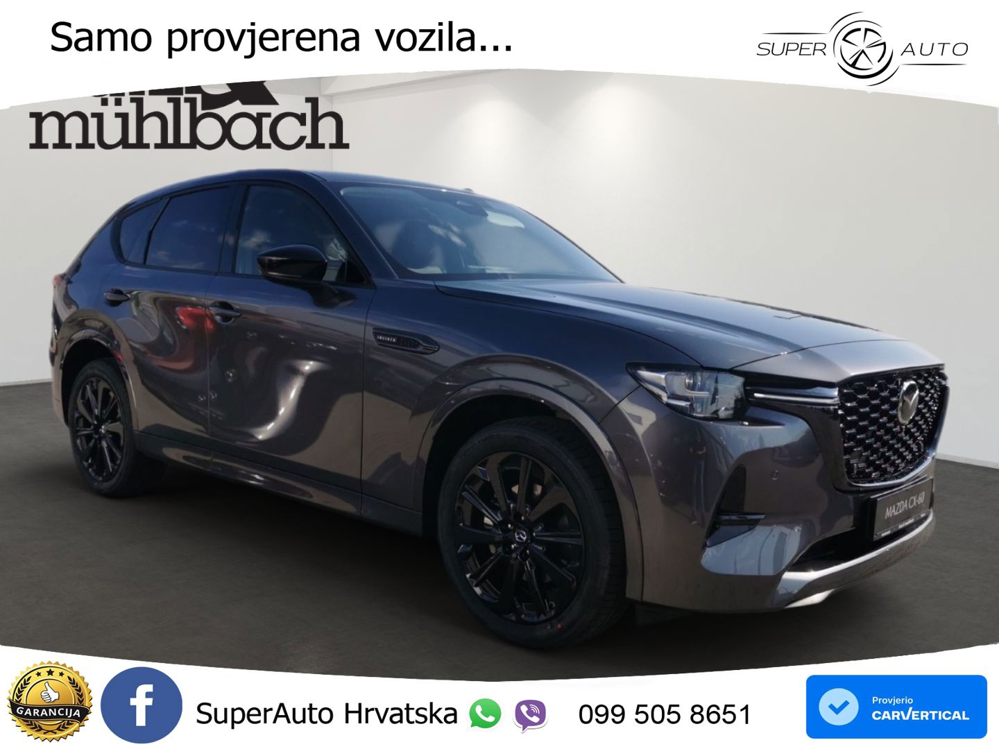 Mazda CX-60 3.3 e-Skyactiv D (254 KS) AWD Automatic MATRIX+GR SJED+KAM