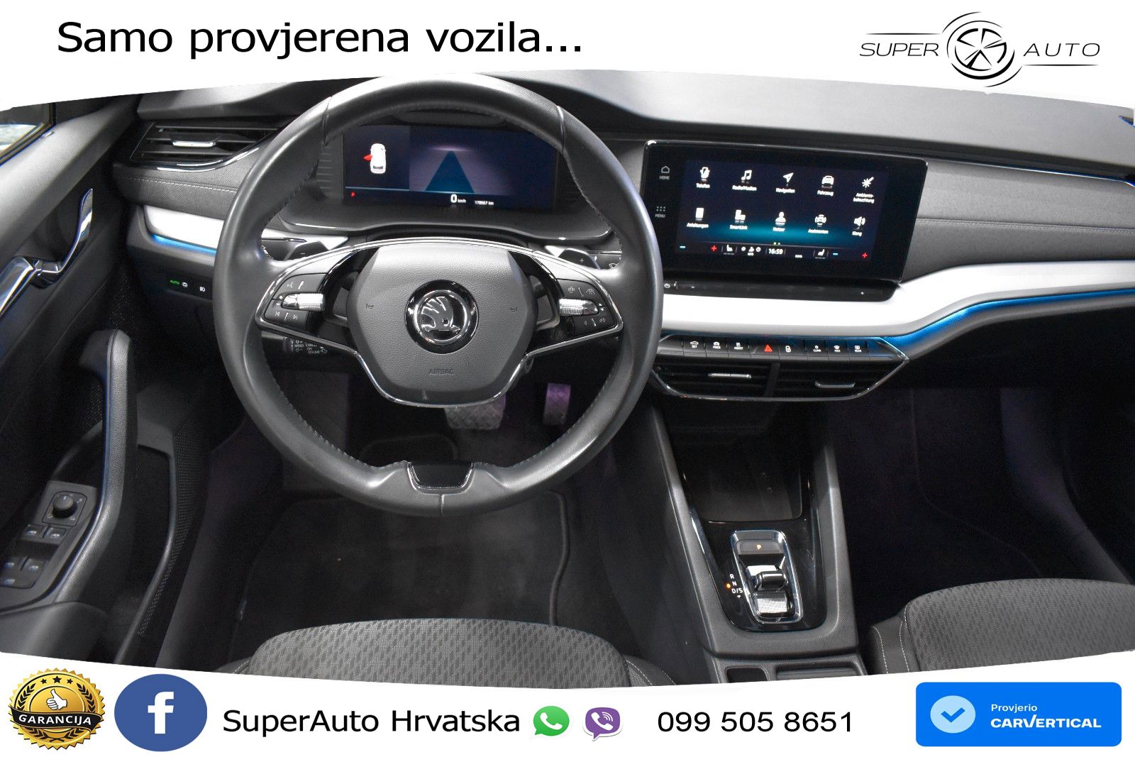 Škoda Octavia Combi 2.0 TDI (150 KS) DSG LED+GR SJED+ACC