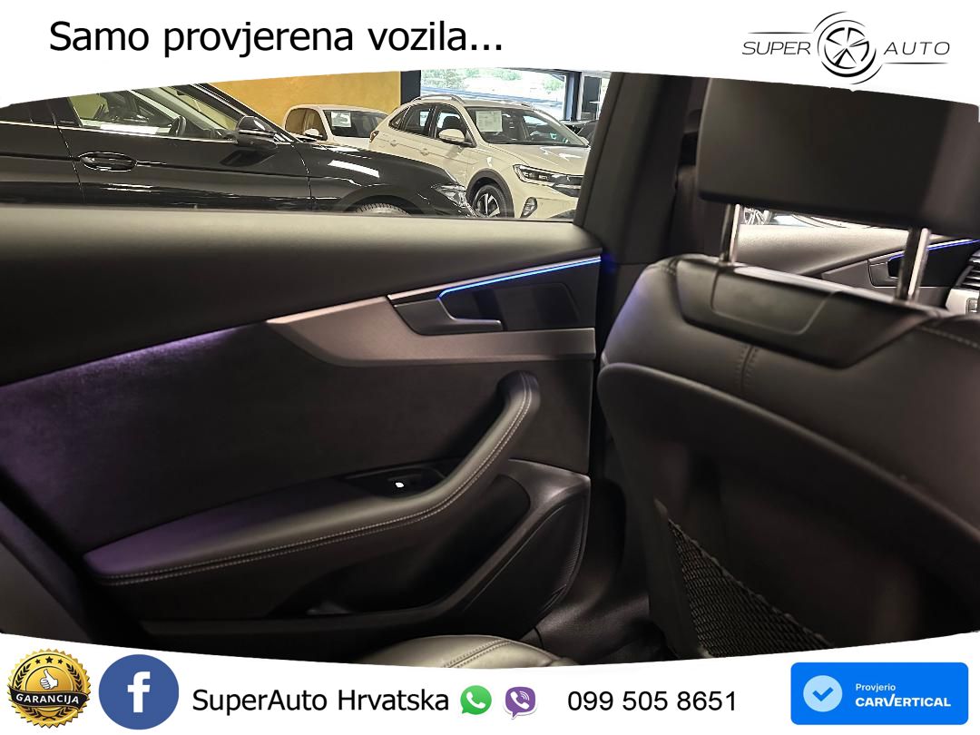 Audi A5 Sportback 40 TDI (204 KS) S tronic MATRIX+GR SJED+KAM