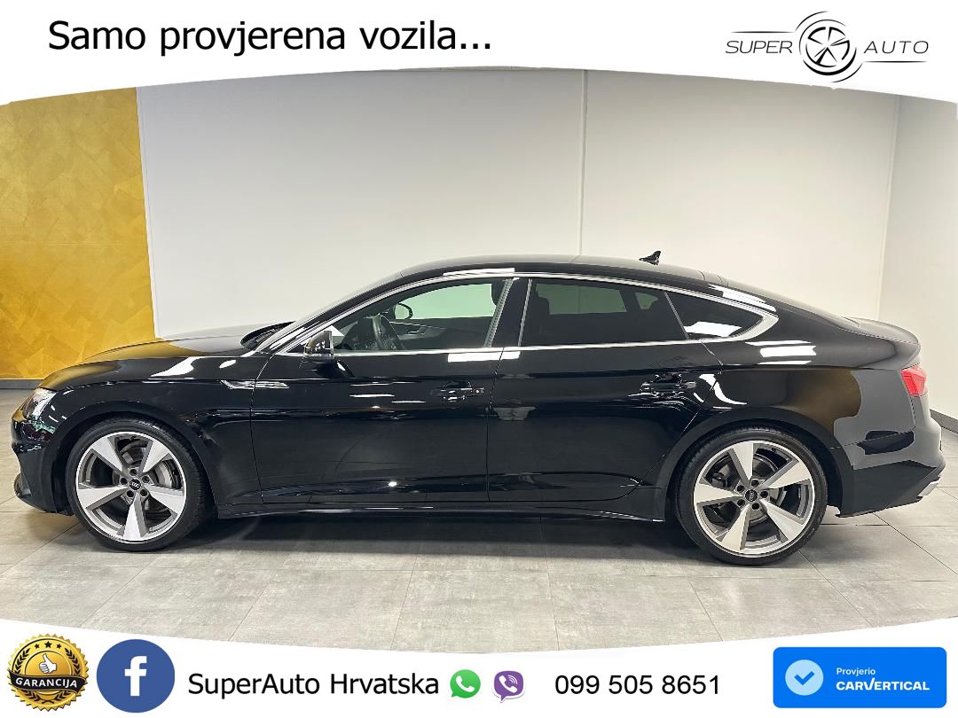 Audi A5 Sportback 40 TDI (204 KS) S tronic MATRIX+GR SJED+KAM