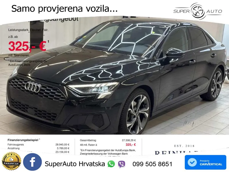 Audi A3 Limuzina 35 TFSI (150 KS) S tronic
