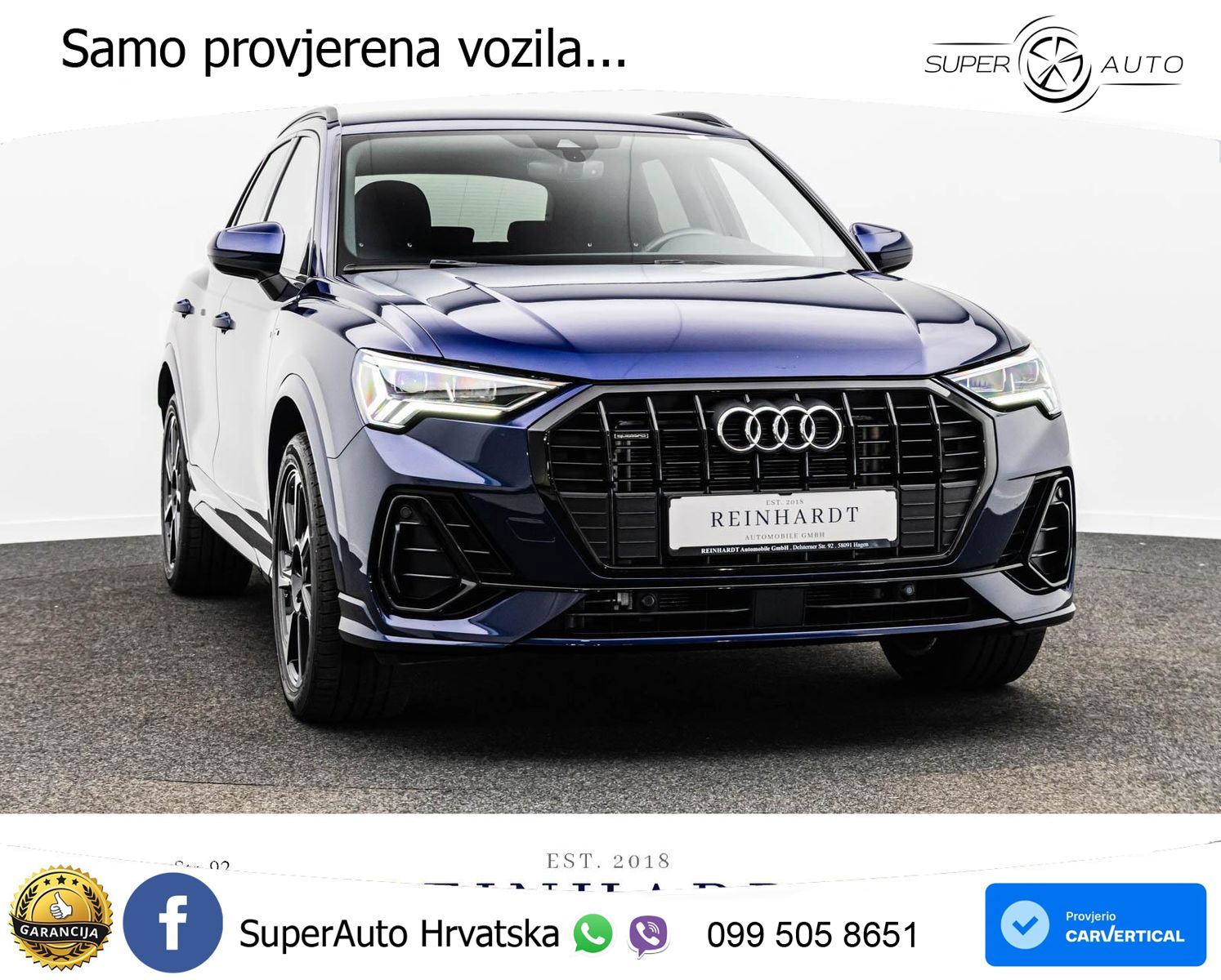 Audi Q3 40 TDI (200 KS) quattro S tronic S line