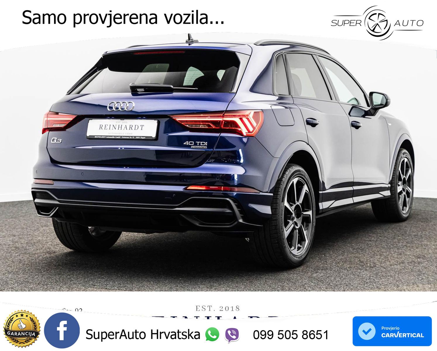 Audi Q3 40 TDI (200 KS) quattro S tronic S line