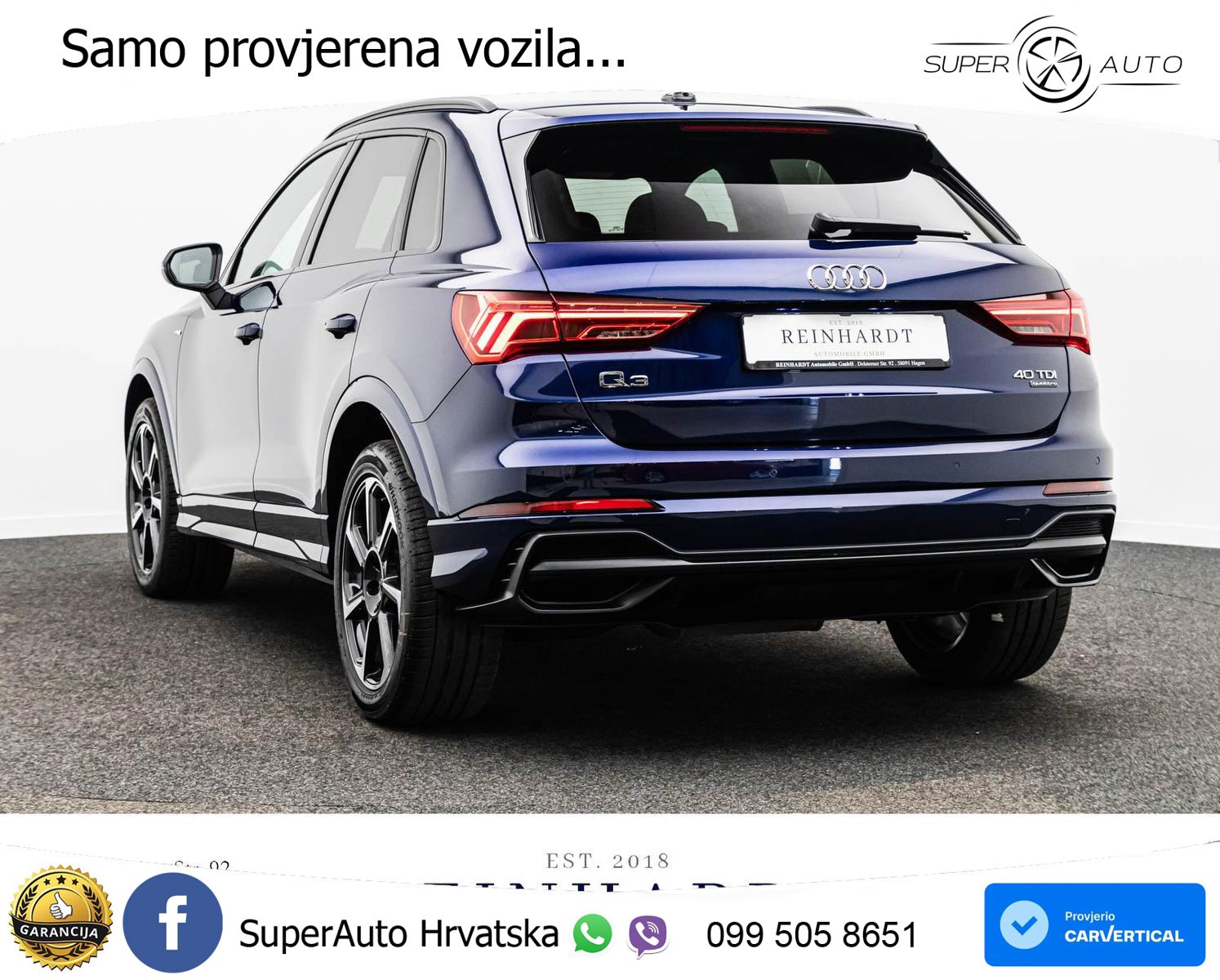 Audi Q3 40 TDI (200 KS) quattro S tronic S line