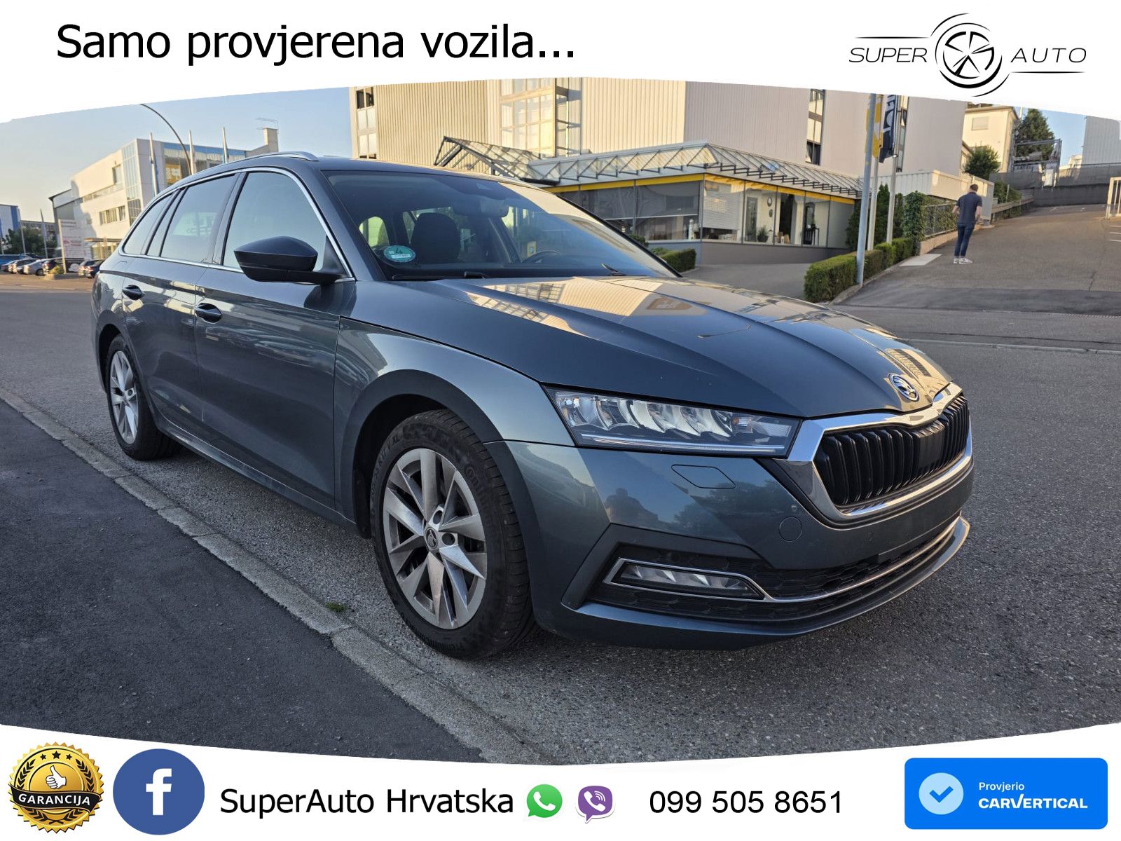 Škoda Octavia Combi 2.0 TDI (150 KS) DSG LED+GR SJED+ACC