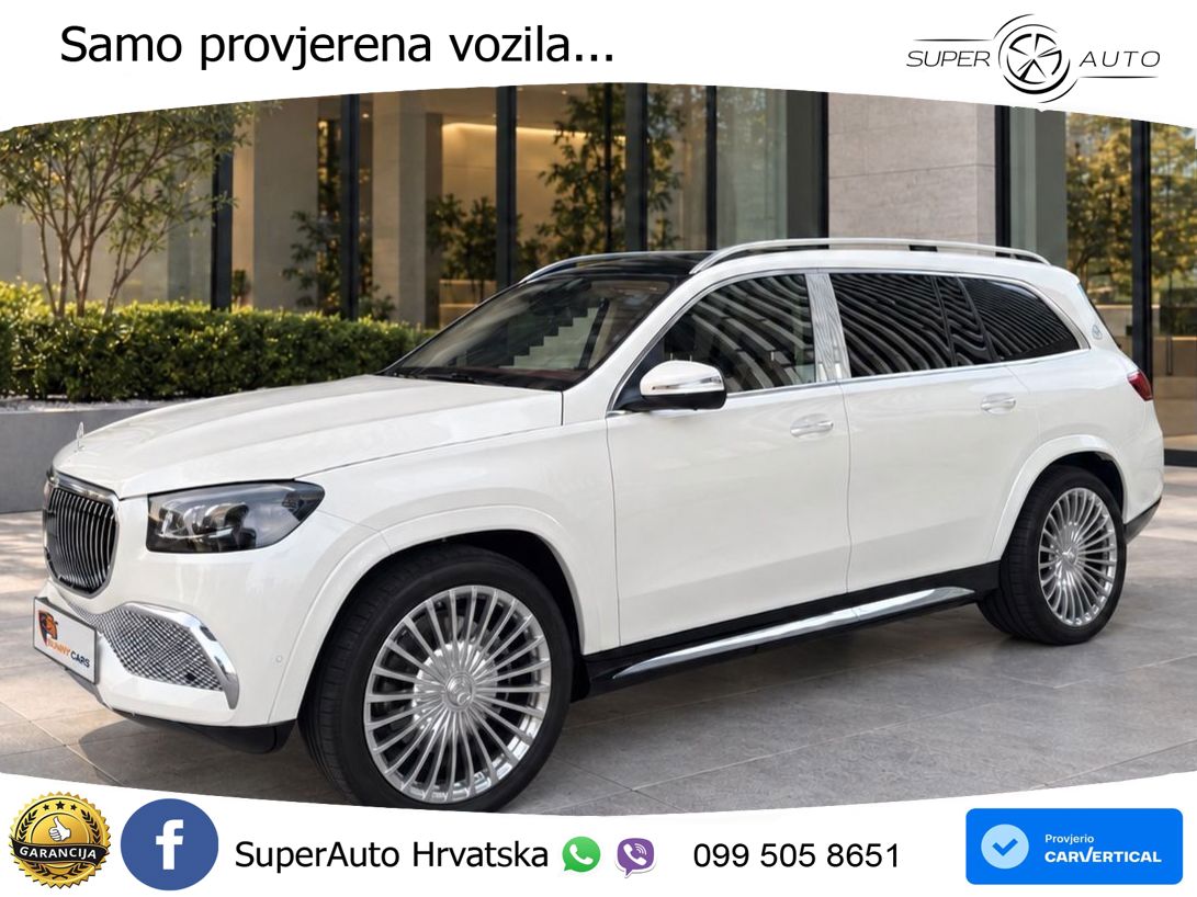 Mercedes Maybach GLS 600 V8 EQ Boost 4MATIC 9G-TRONIC ACC+HEAD+4xGR SJED+360+PANO
