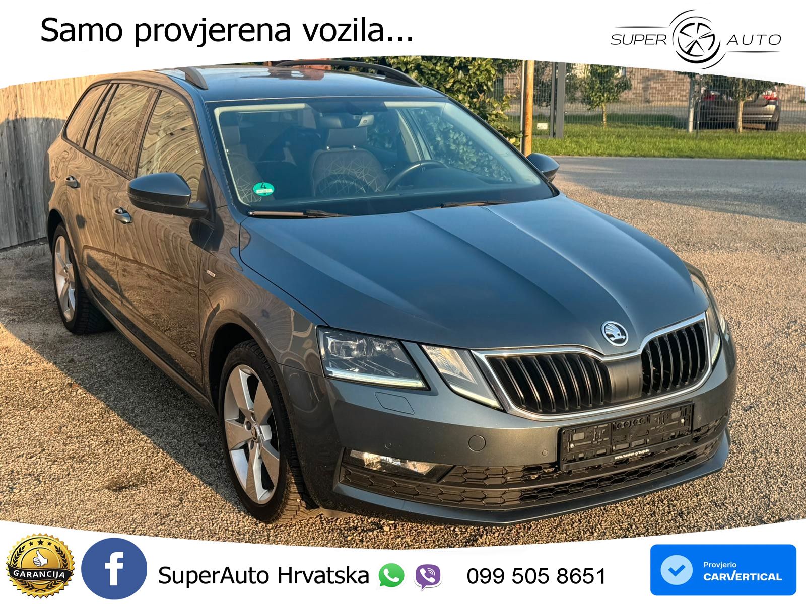 Škoda Octavia Combi 2.0 TDI (150 KS) DSG LED+GR SJED+ACC
