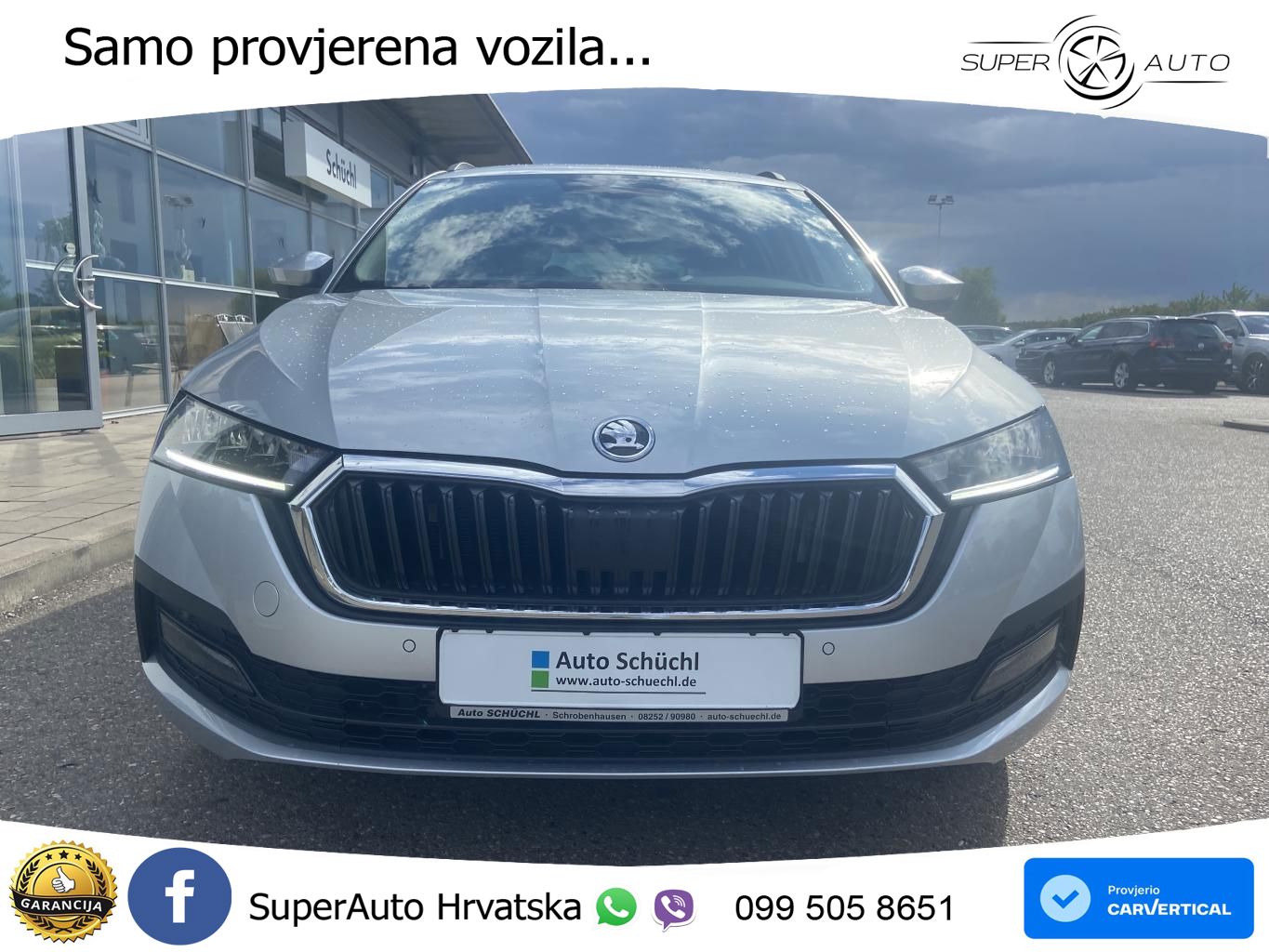 Škoda Octavia Combi 2.0 TDI (150 KS) 4x4 DSG LED+GR SJED+ACC