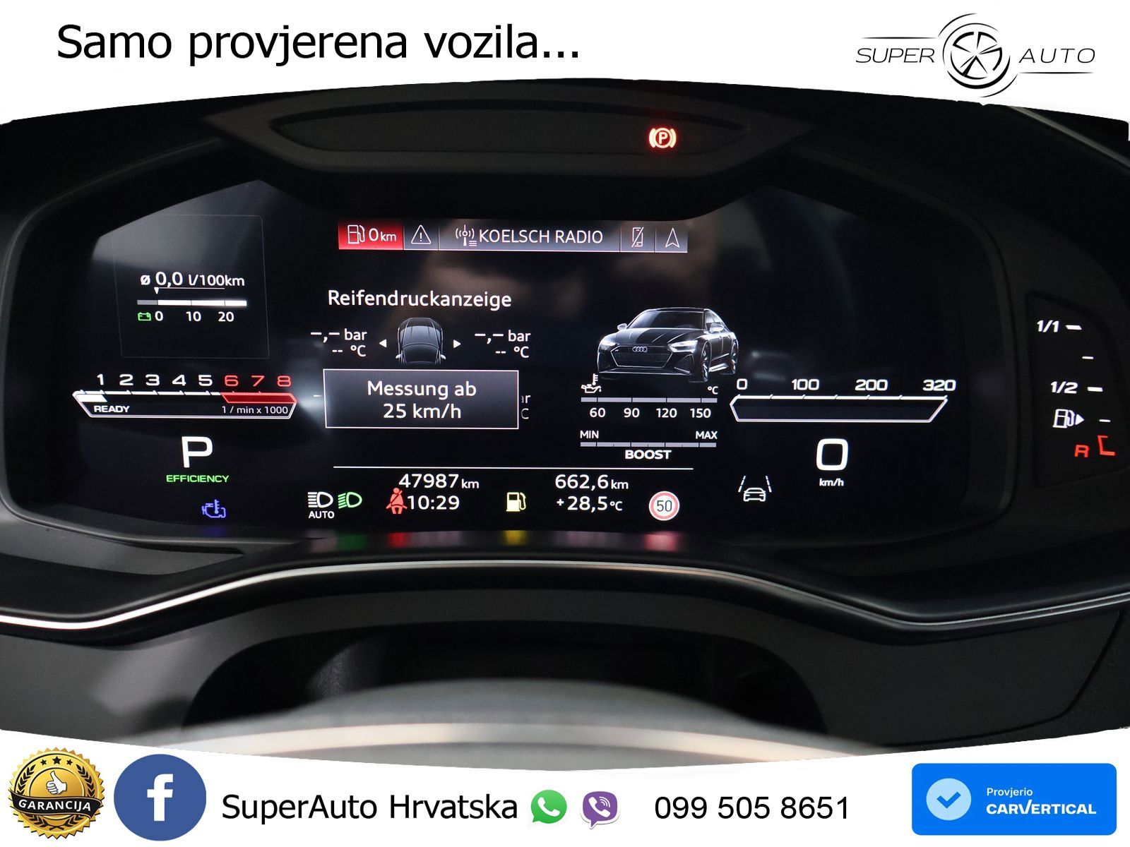 Audi RS7 4.0 TFSI V8 (600 KS) quattro tiptronic MATRIX+GR SJED+KAM