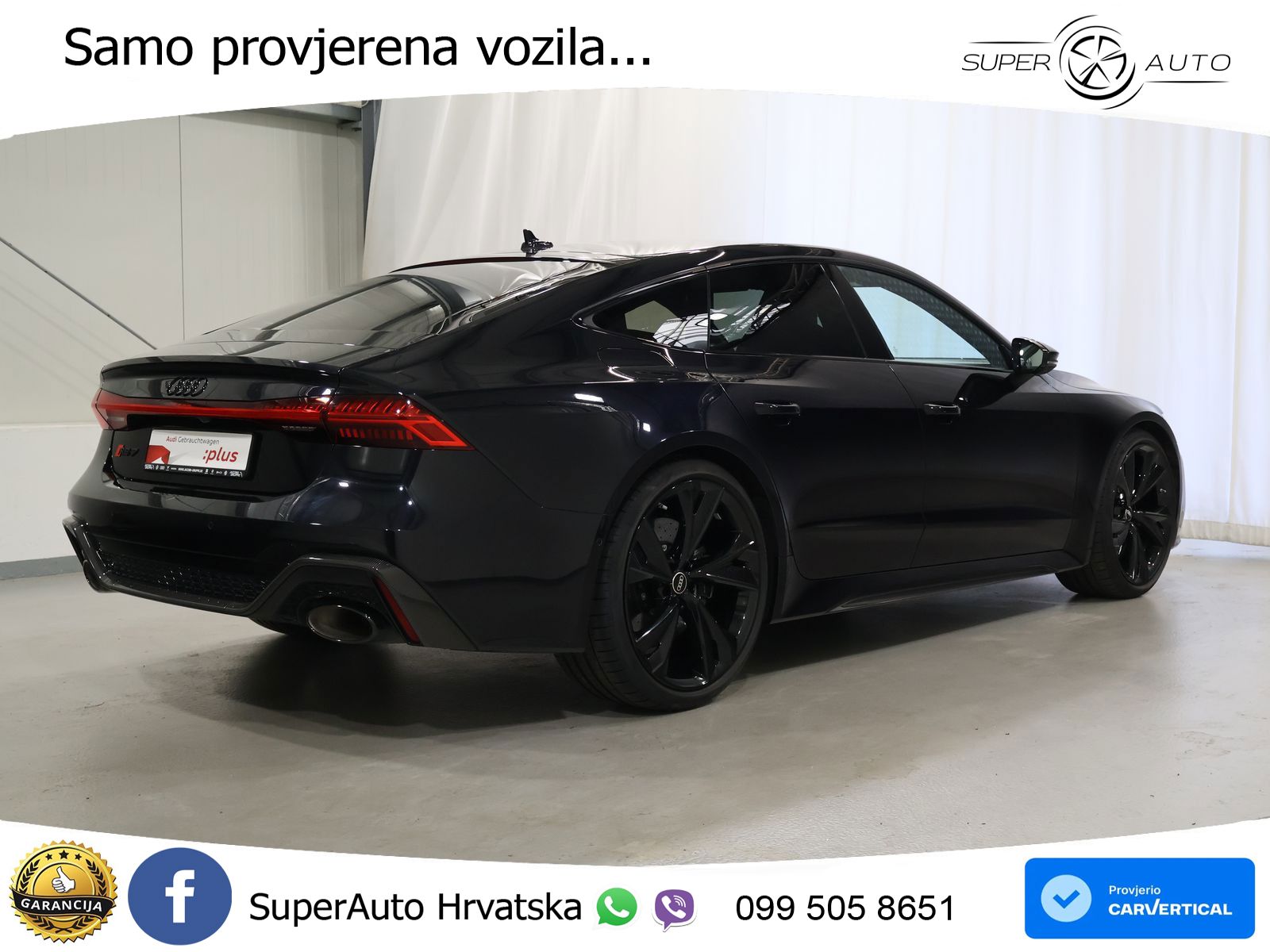 Audi RS7 4.0 TFSI V8 (600 KS) quattro tiptronic MATRIX+GR SJED+KAM