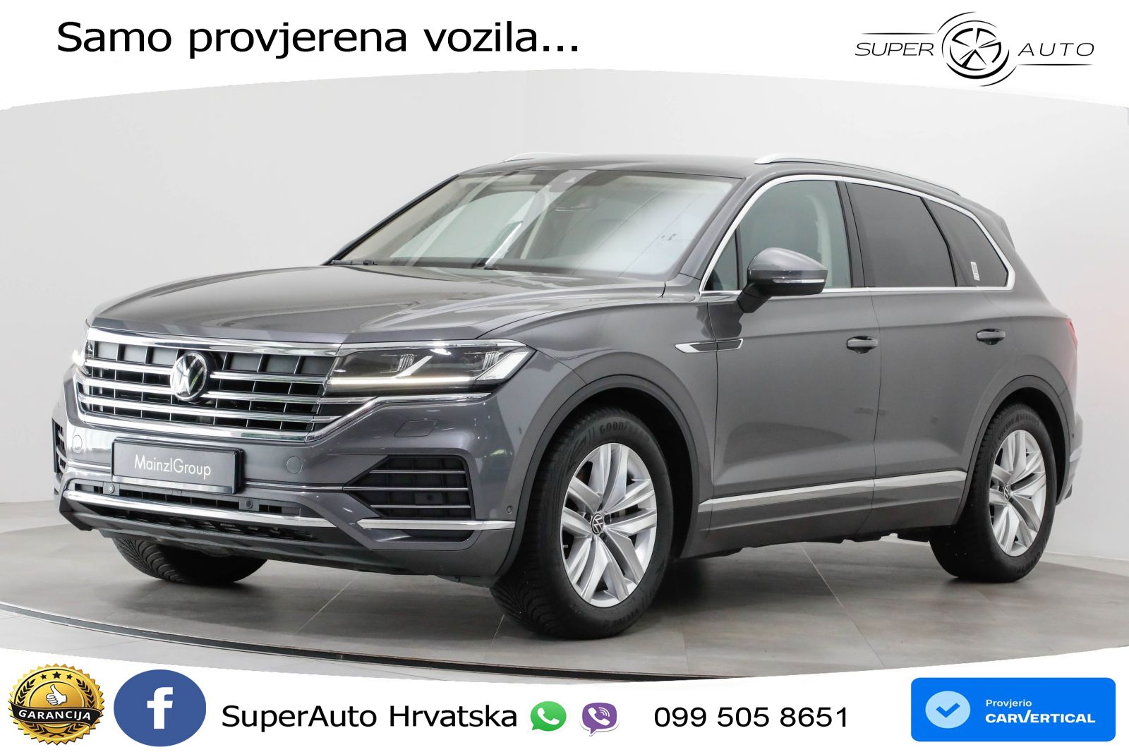 Volkswagen Touareg 3.0 V6 TDI (231 KS) 4MOTION Tiptronic ZRAČNI+ACC+4xGR SJED+KAM