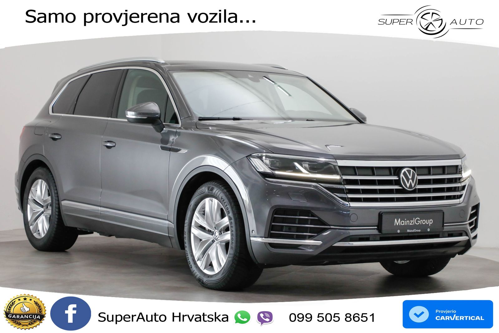 Volkswagen Touareg 3.0 V6 TDI (231 KS) 4MOTION Tiptronic ZRAČNI+ACC+4xGR SJED+KAM