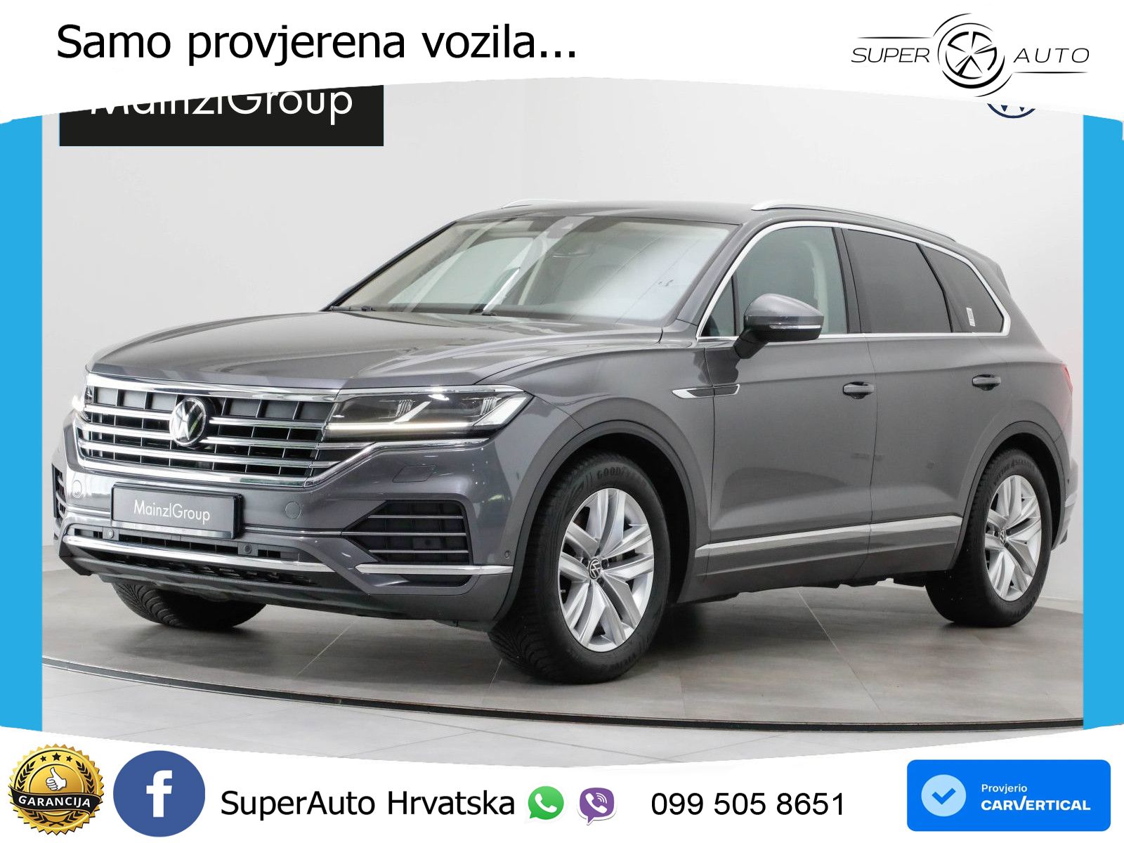 Volkswagen Touareg 3.0 V6 TDI (231 KS) 4MOTION Tiptronic ZRAČNI+ACC+4xGR SJED+KAM
