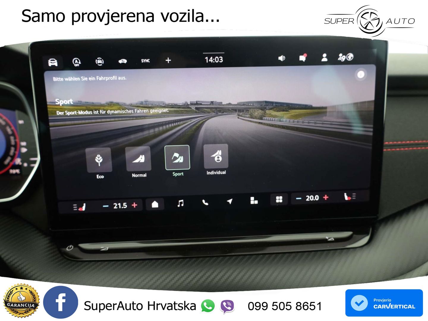 Škoda Octavia Combi RS 2.0 TSI (265 KS) DSG LED+GR SJED+ACC