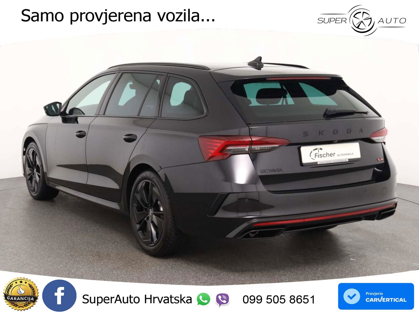 Škoda Octavia Combi RS 2.0 TSI (265 KS) DSG LED+GR SJED+ACC