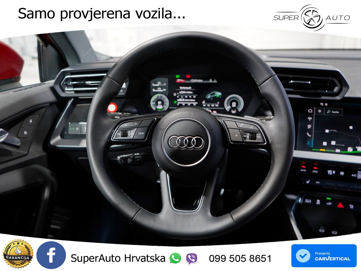 Audi A3 Sportback 40 TFSI e (204 KS) Plug-in Hybrid S tronic advanced LED+GR SJED+ACC