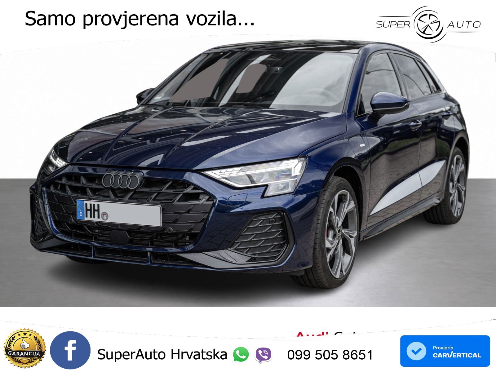 Audi A3 45 TFSIe (272 KS) S tronic S line LED+GR SJED+ACC