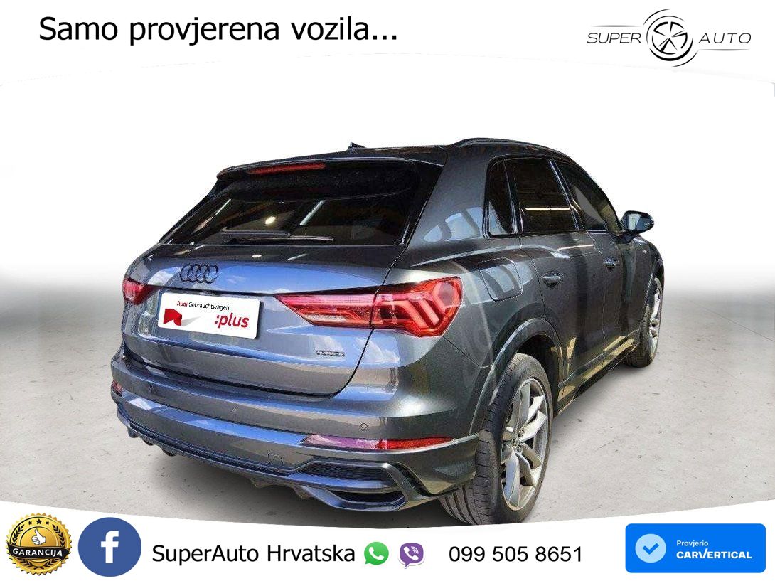 Audi Q3 40 TDI (200 KS) quattro S tronic S line LED+GR SJED+ACC