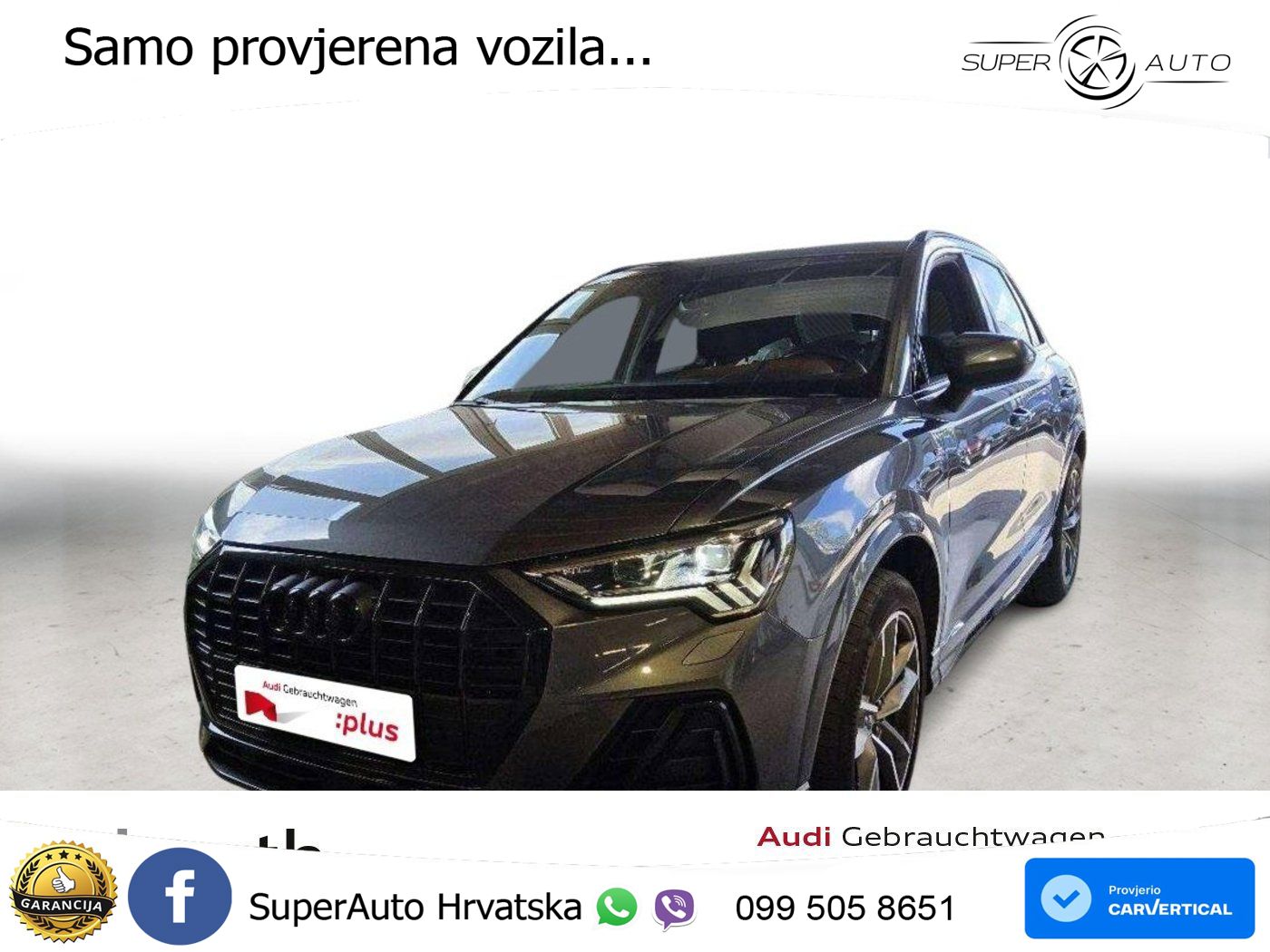 Audi Q3 40 TDI (200 KS) quattro S tronic S line LED+GR SJED+ACC