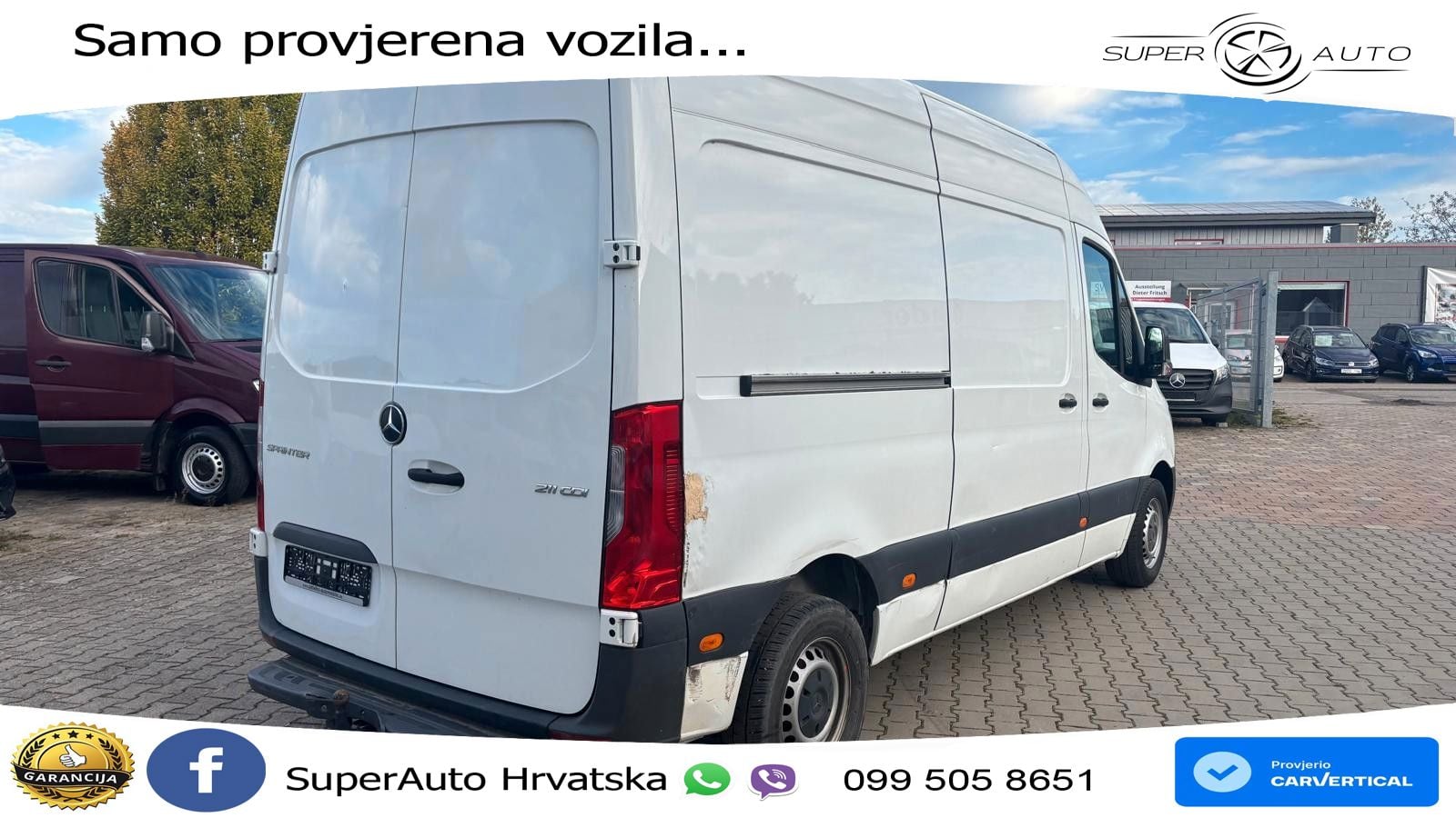 Mercedes-Benz Sprinter III Kasten 211 CDI L2H2 AHK KLIMA KAME 114 KS