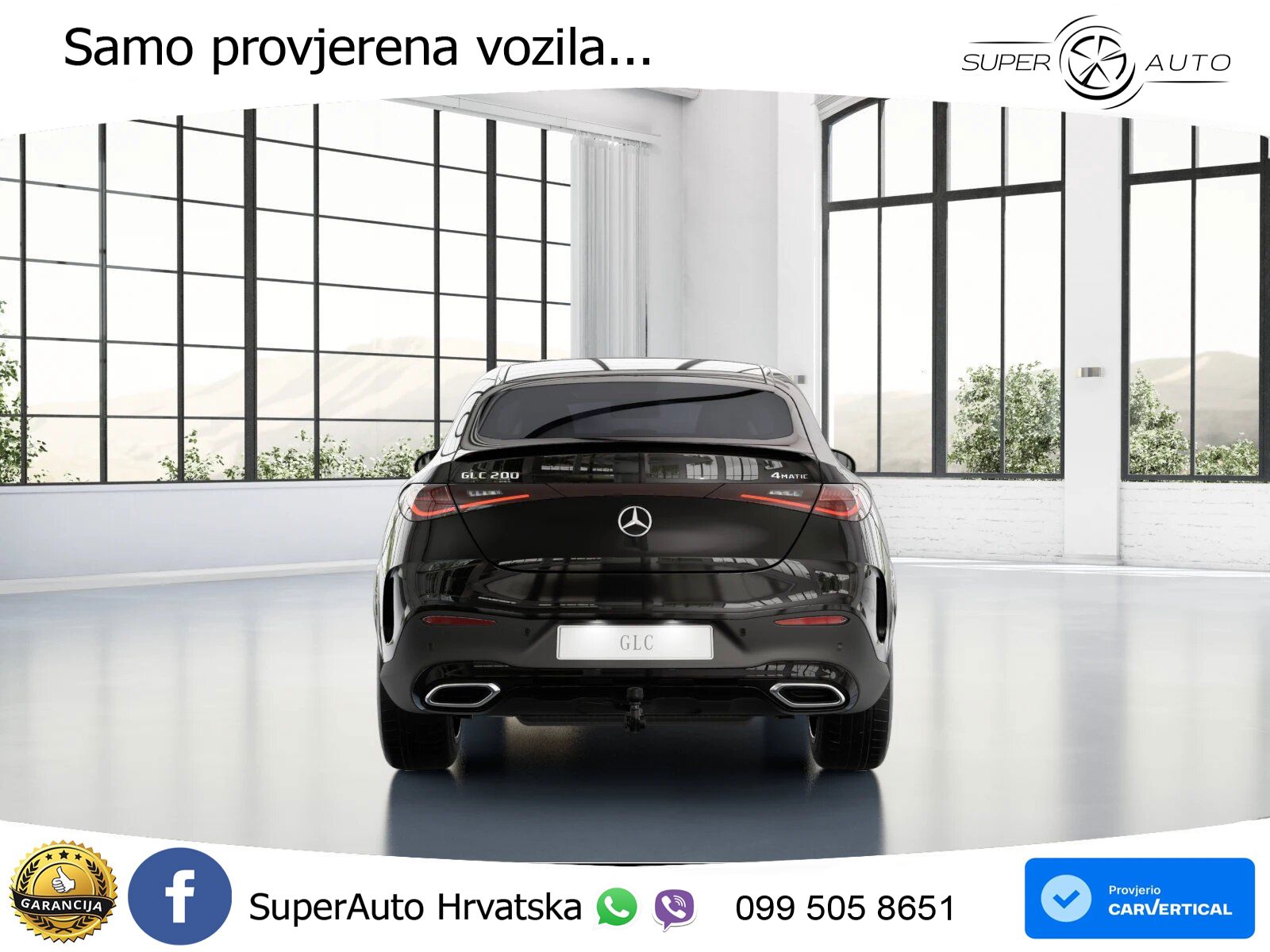 Mercedes GLC Coupe 200 (204 KS) 4MATIC 9G-TRONIC AMG LED+GR SJED+ACC