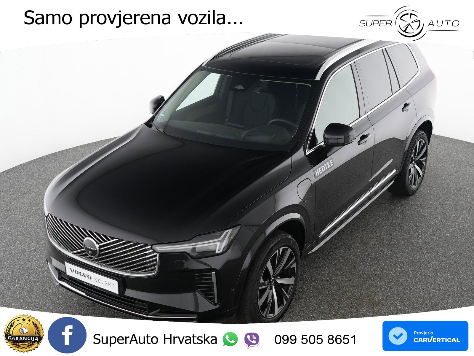 Volvo XC90 2.0 T8 AWD Automatic ACC+HEAD+4xGR SJED+360+PANO