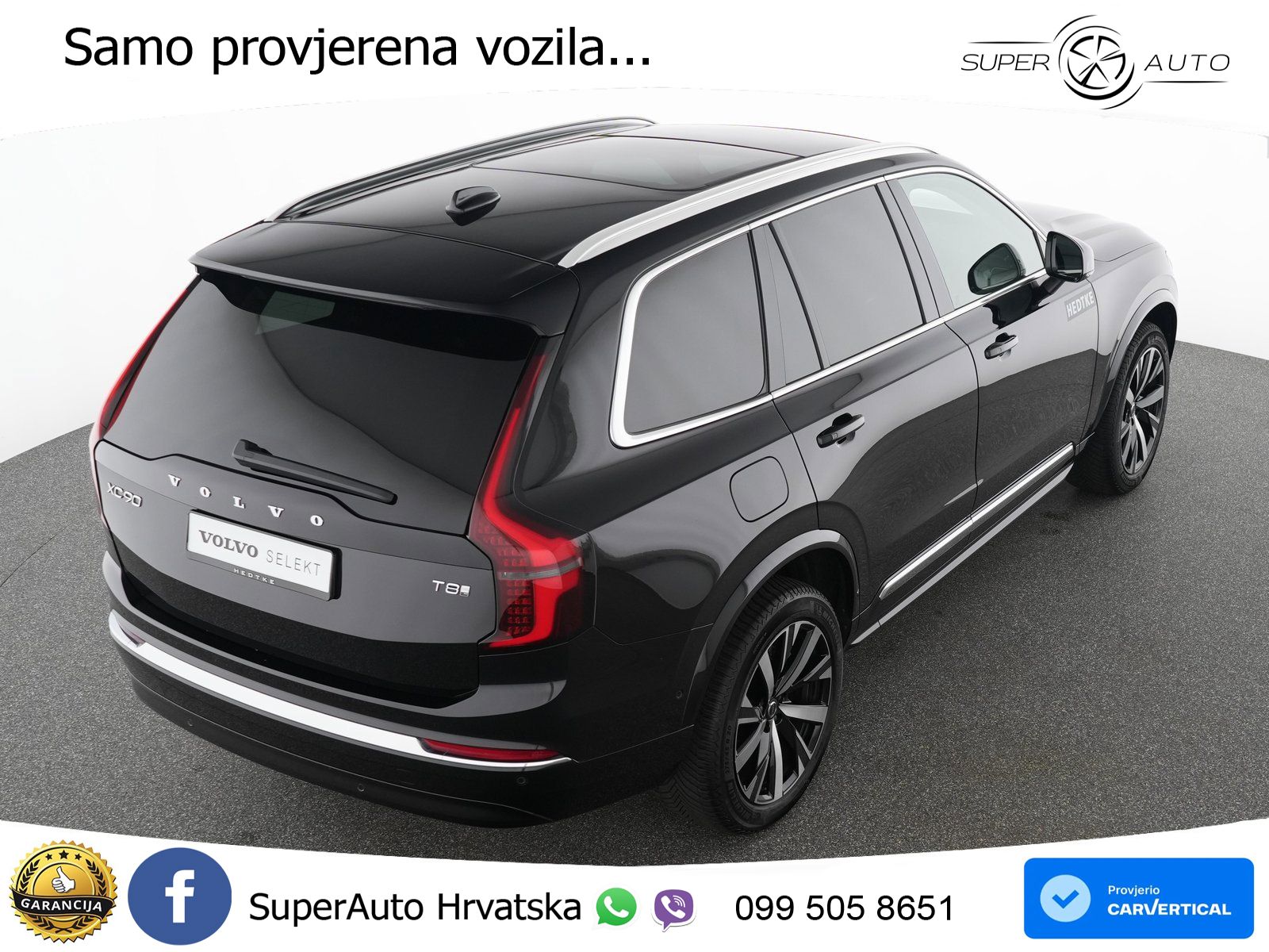 Volvo XC90 2.0 T8 AWD Automatic ACC+HEAD+4xGR SJED+360+PANO
