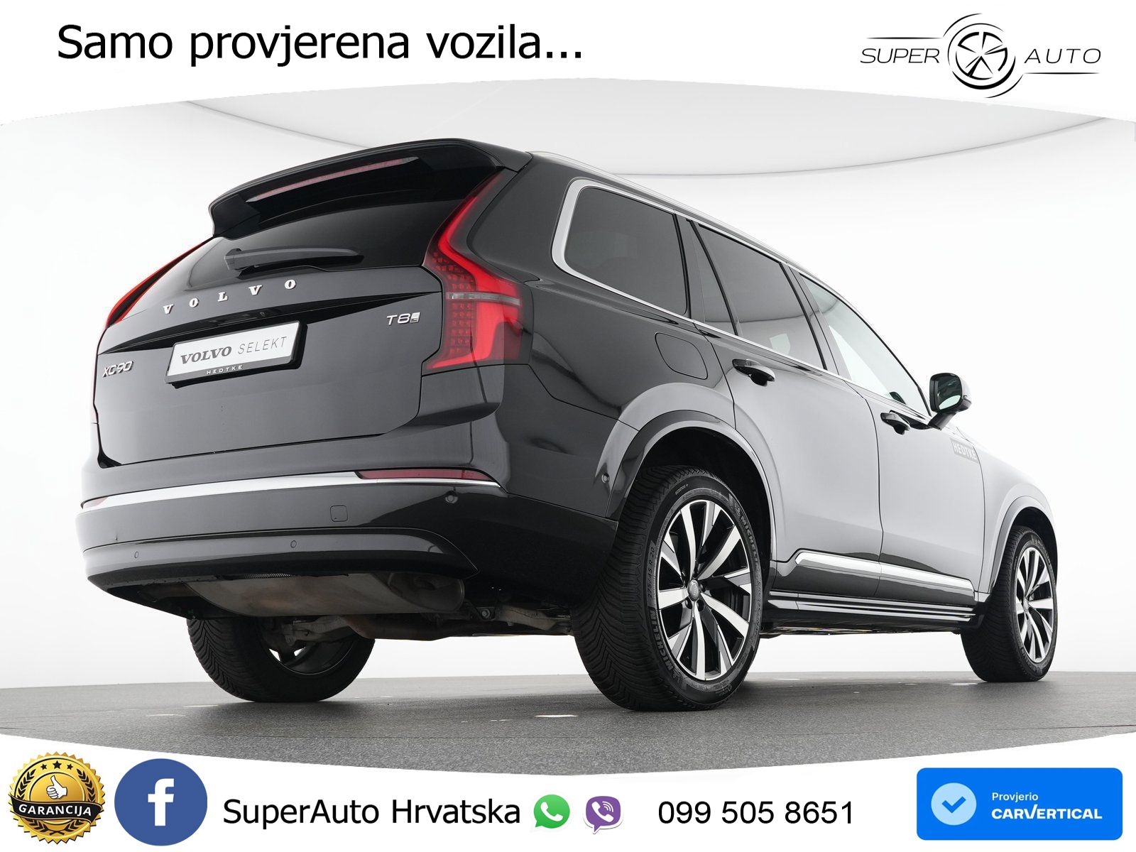 Volvo XC90 2.0 T8 AWD Automatic ACC+HEAD+4xGR SJED+360+PANO